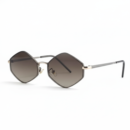 Women's Hexagonal Sunglasses