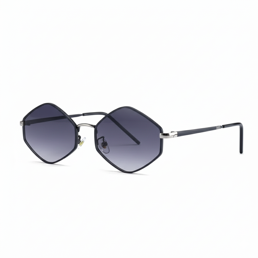 Women's Hexagonal Sunglasses