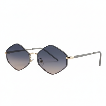 Women's Hexagonal Sunglasses