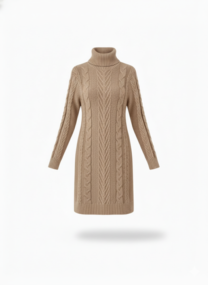 Women's Cable Sweater Dress
