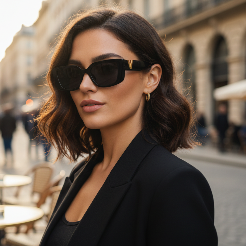 Women's Rectangular Sunglasses